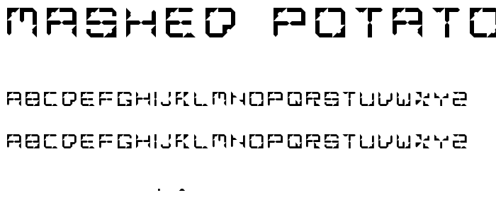 Mashed Potato font